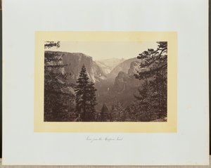 Kilátás a Mariposa ösvényről alkotó: Carleton Watkins