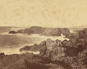 [Kilátás Mendocino partvidékére] / [Parti látkép Mendocino előtt] alkotó: Carleton Watkins