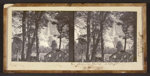 Yo Semite vízesés. 2630 láb alkotó: Carleton Watkins