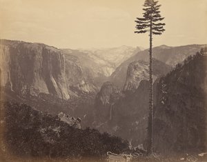Yosemite -völgy a legjobb általános nézetből alkotó: Carleton Watkins