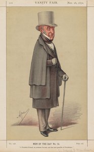 Vanity Fair: Men of the Day No. 14 "Egy hűséges barát, egy kiváló lovag és a lehető legjobb elnök"