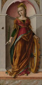 Alexandriai Szent Katalin, Kr. e. 1492 alkotó: Carlo Crivelli
