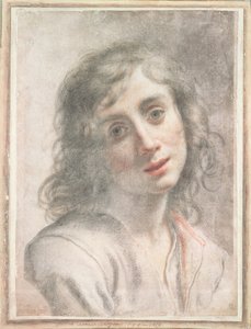 Isteni Szent János mellszobra, (pasztell) alkotó: Carlo Dolci