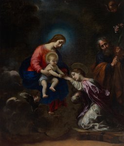 Alexandriai Szent Katalin misztikus eljegyzése alkotó: Carlo Dolci