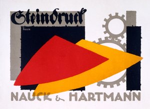 A "Nauck és Hartmann" reklámja, 1915-16 körül alkotó: Carlo Egler
