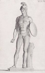 Mars-szobor, 1734