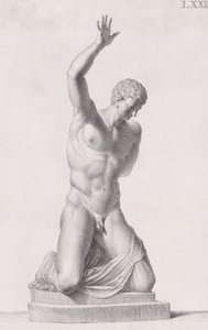 Nárcisz szobra, 1734