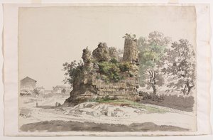 Az albanói Curiatii testvérek úgynevezett sírja a Madonna templommal..., 177.