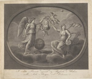 Galileo Galilei allegóriái Raffaele d
