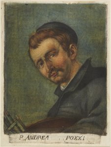Andrea Pozzi portréja alkotó: Carlo Lasinio