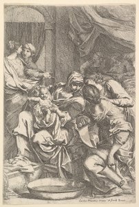 A Szűz születése. alkotó: Carlo Maratta or Maratti