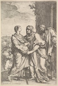 A Látogatás. alkotó: Carlo Maratta or Maratti