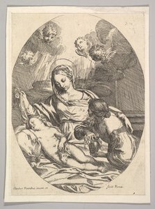 Szűz és gyermek Szent Mária Magdolnával. alkotó: Carlo Maratta or Maratti