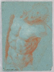 Rajz, A halott Krisztus torzója, 1650-1700