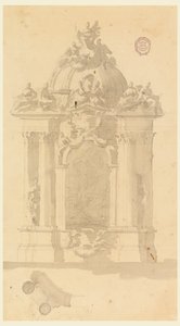 Oltár tervezése alkotó: Carlo Marchionni