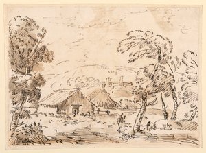 Rajz, Egy parasztház és egy kastély a hegyvidéken, 1762-1786