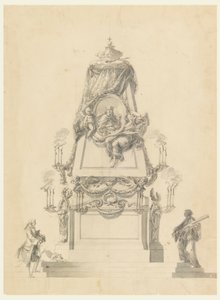 Rajz, Királyi katakalk, 1765 körül.