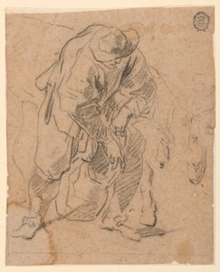 Rajz, Parasztember táskával, 1728-78
