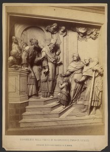 Bas relief a velencei Szent János és Pál templomból alkotó: Carlo Naya