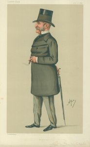Sir Thomas Montagu Steele tábornok, Aldershot, 1878. július 20., Vanity Fair rajzfilm alkotó: Carlo Pellegrini