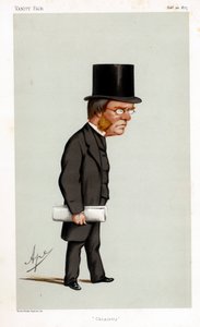 Lyon Playfair, skót vegyész, politikus és adminisztrátor, 1875 alkotó: Carlo Pellegrini