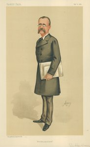 Sir Charles Warren vezérőrnagy, Bechuanaland, 1886. február 6., Vanity Fair rajzfilm alkotó: Carlo Pellegrini