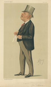 Thomas Sutherland úr, P und O, 1887. október 22., Vanity Fair rajzfilm alkotó: Carlo Pellegrini
