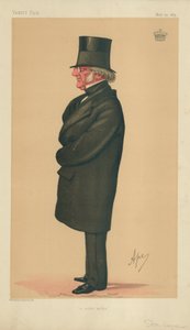 Philip-Henry Stanhope Stanhope, Egy nemes író, 1874. május 23., Vanity Fair rajzfilm alkotó: Carlo Pellegrini