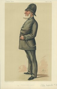 Ebenezer Denning rendőrfelügyelő alkotó: Carlo Pellegrini