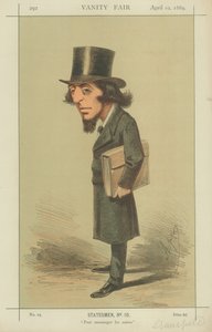 Rt Hon James Stansfeld, Mások bátorítása, 1869. április 10., Vanity Fair rajzfilm alkotó: Carlo Pellegrini