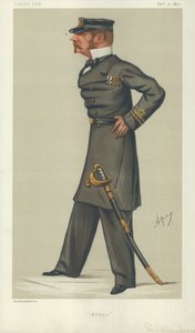Sir Allen Young, Alleno, 1877. december 15., Vanity Fair karikatúra alkotó: Carlo Pellegrini