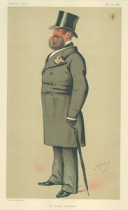 Sir Henry Josias Stracey, Egy vidéki úriember, 1875. július 10., Vanity Fair rajzfilm alkotó: Carlo Pellegrini