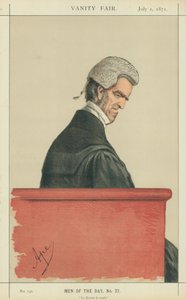 Sir John George Shaw-Lefevre, La Reyne le veult, 1871. július 1., Vanity Fair rajzfilm alkotó: Carlo Pellegrini