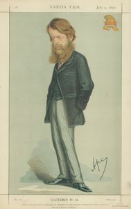 Sutherland hercege, aki egyszerű és igénytelen, mégis nagyszerű és nagylelkű embertársai iránt, ő a hercegek hercege, 1870. július 9., Vanity Fair rajzfilm
