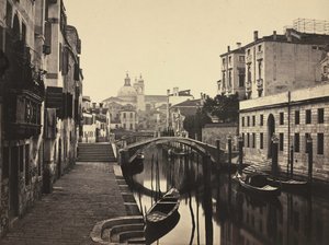 Velence látképe, c. 1860. alkotó: Carlo Ponti