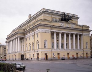 Alexandrinsky Színház Szentpéterváron, 1828-1832 alkotó: Carlo Rossi