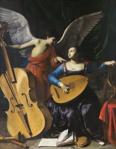 Szent Cecília és az angyal