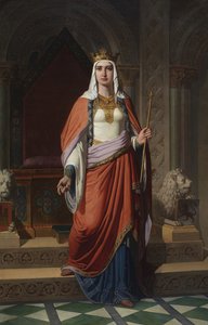 León és Kasztília Urraca királynője, 1857 alkotó: Carlos Múgica y Pérez
