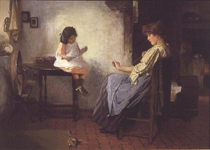 A gyapjú feltekerése alkotó: Carlton Alfred Smith