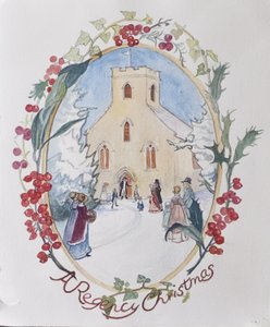 Regency Christmas, 2008 (wc papíron) alkotó: Caroline Hervey Bathurst