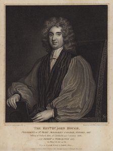 John Hough angol püspök és az oxfordi Magdalen College elnöke