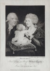 Szergej Szergejevics Gagarin gróf 1745-1798 és Varvara Nyikolajevna Gagarina grófnő portréja 1
