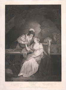 A vihar, V. felvonás, I. jelenet alkotó: Caroline Watson