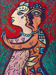 Blesséd Lovers, 2013 (akril, vászon)