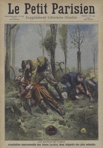 A Leclere fivérek, a franciaországi Aisne két legrettegettebb banditájának letartóztatása