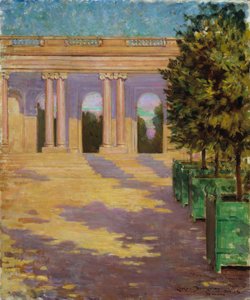 A Grand Trianon árkádja, Versailles, 1913.