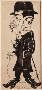 Cavallini úr (fekete tinta papíron)