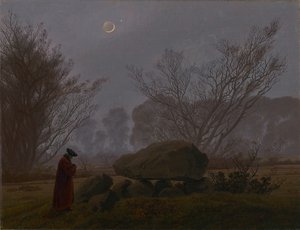 Séta alkonyatkor alkotó: Caspar David Friedrich