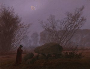 Séta alkonyatkor, 1830-1835 alkotó: Caspar David Friedrich