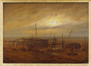 Am Meeresstrand - Au bord de la mer ... alkotó: Caspar David Friedrich